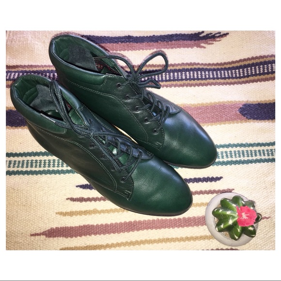 forest green ankle boots